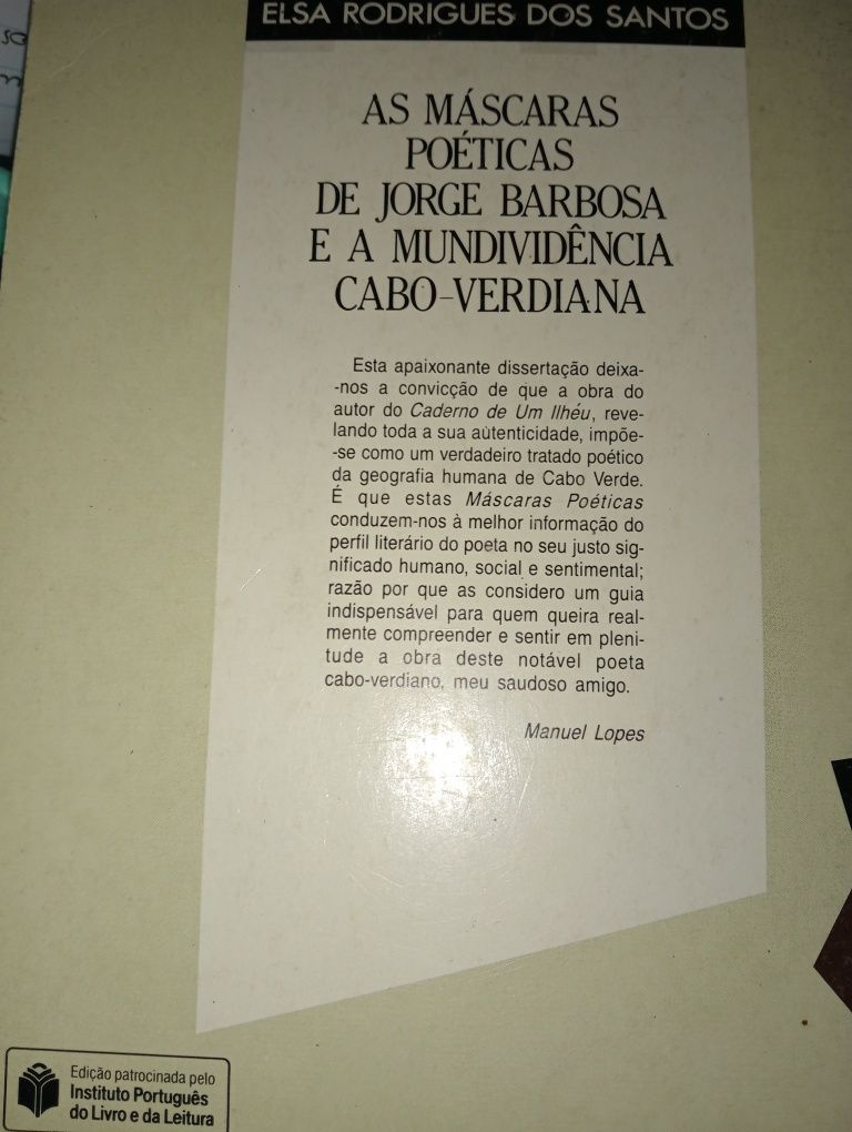 As máscaras poéticas de Jorge Barbosa e a mundividência cabo verdiano
