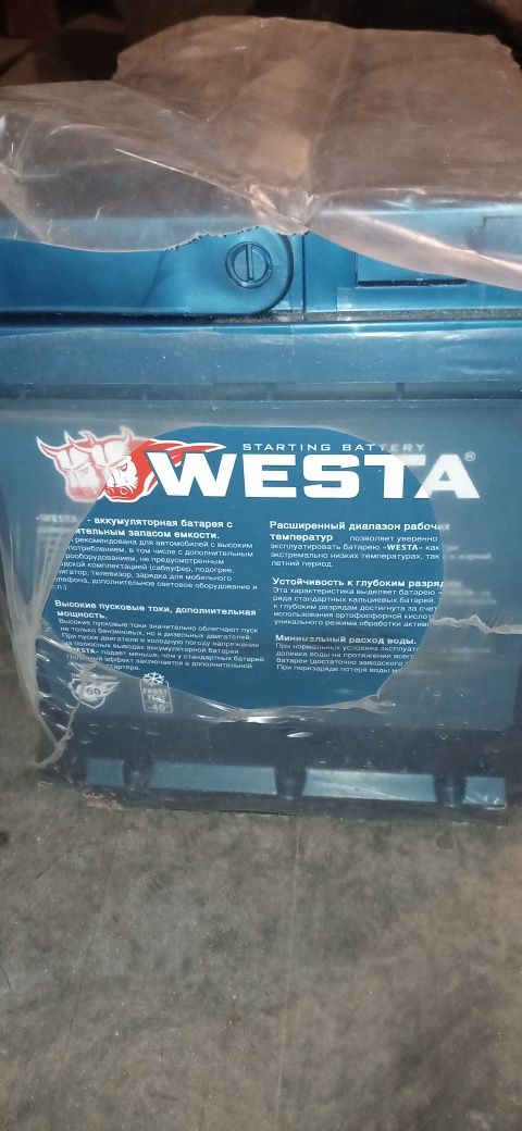 Автомобільний акумулятор Westa 74ah 6 CT-74A(0) ca-ca 720 A (EN).