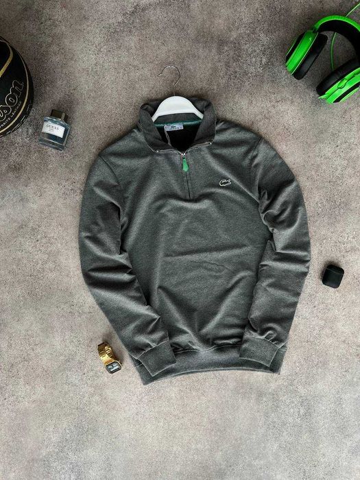 Світшот-поло Lacoste з біркою та qr-code i57/73-9