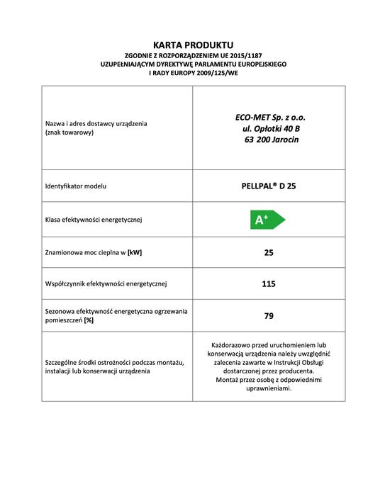 Kocioł na drewno PELLPALL D 25kW - wydajne i ekologiczne ogrzewanie!