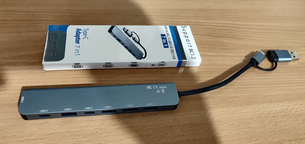 USB Hub 7 in 1 Type C