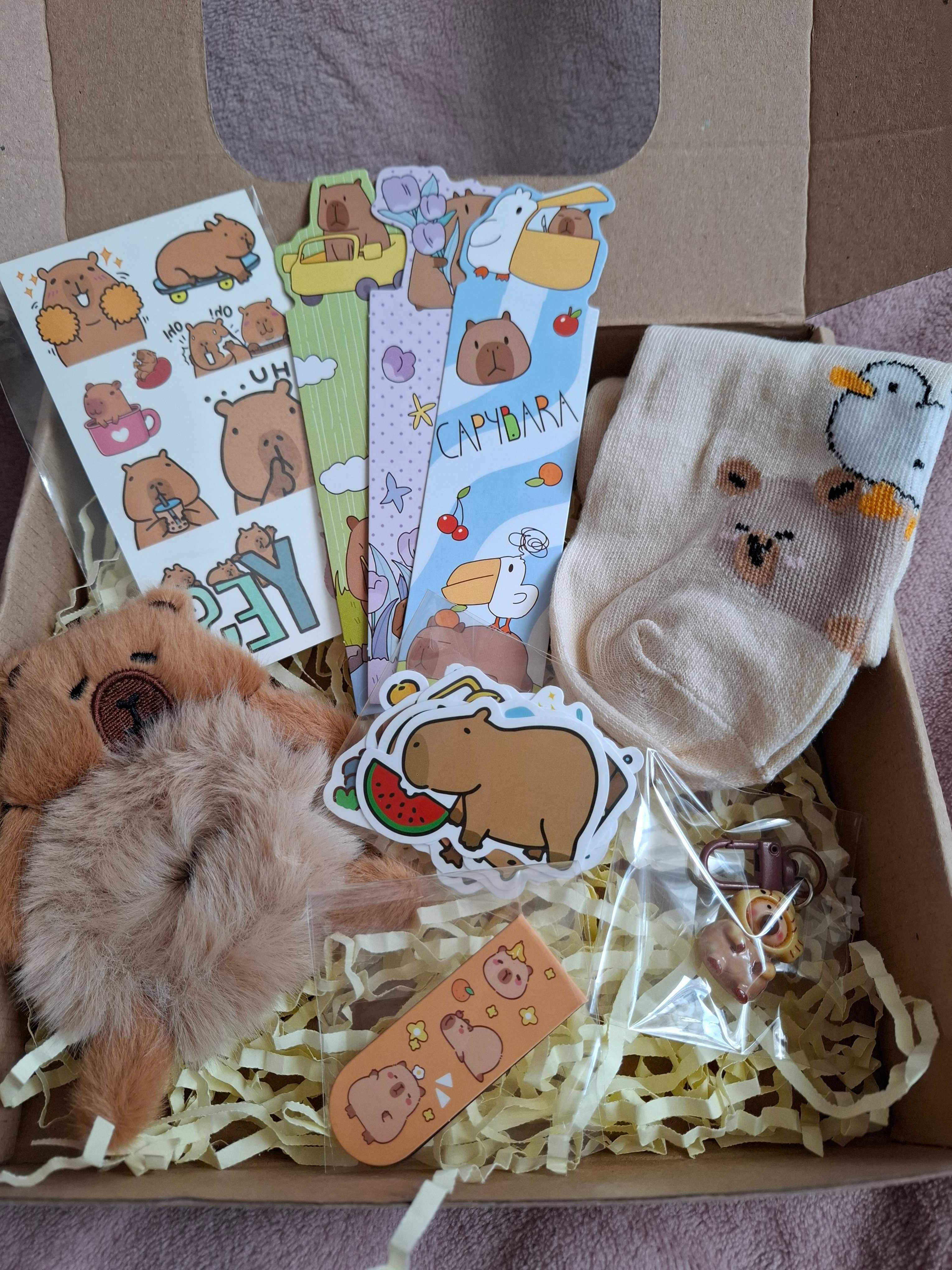 Box prezentowy Kapibara, prezent dla fanów kapibar