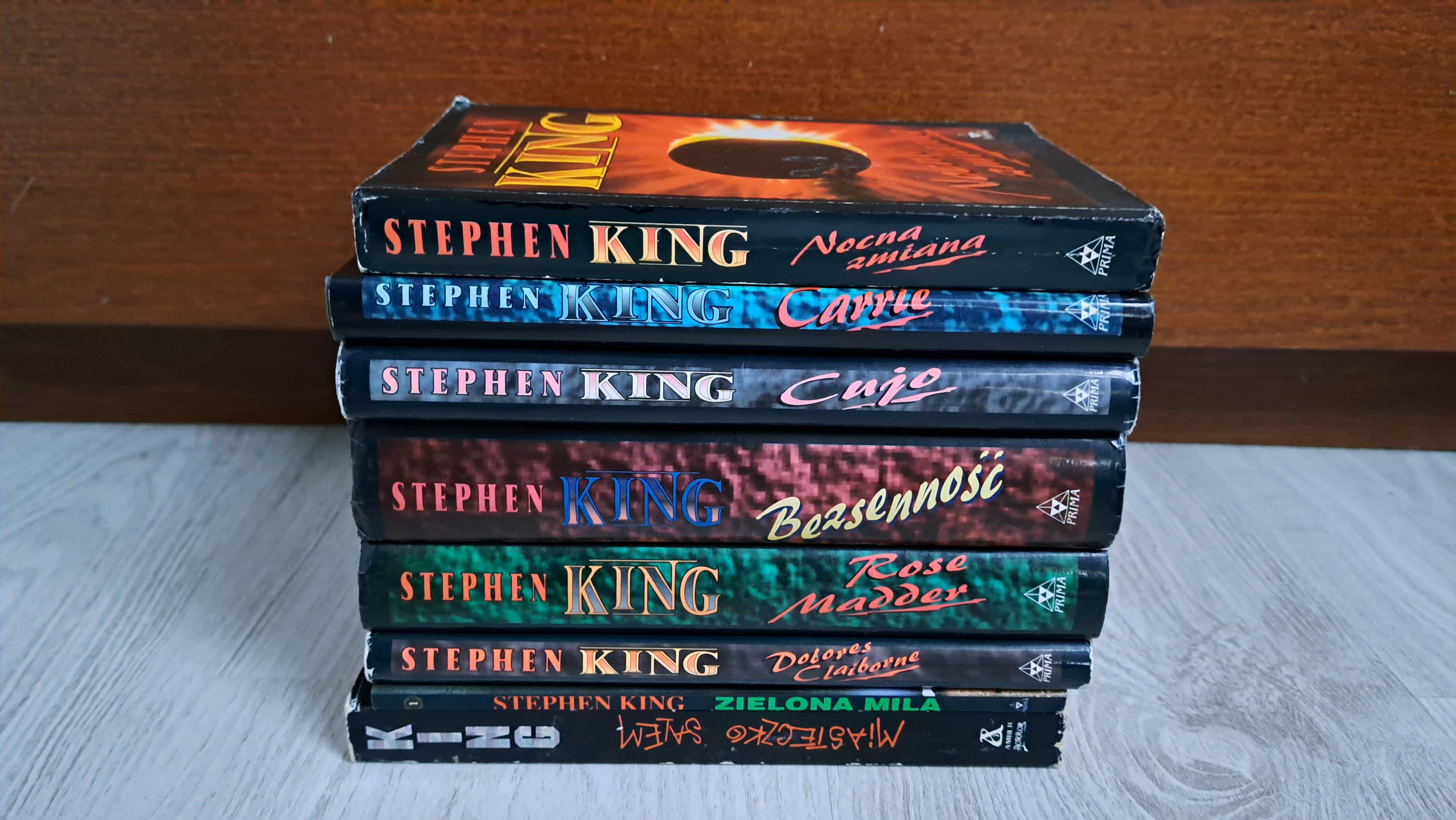 King Miasteczko Salem Carrie Nocna zmiana Cujo Bezsenność Rose Madder