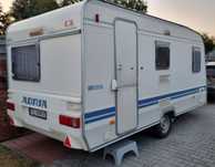 przyczepa kempingowa Adria 430, 4 osob. łóżko francuskie,mover