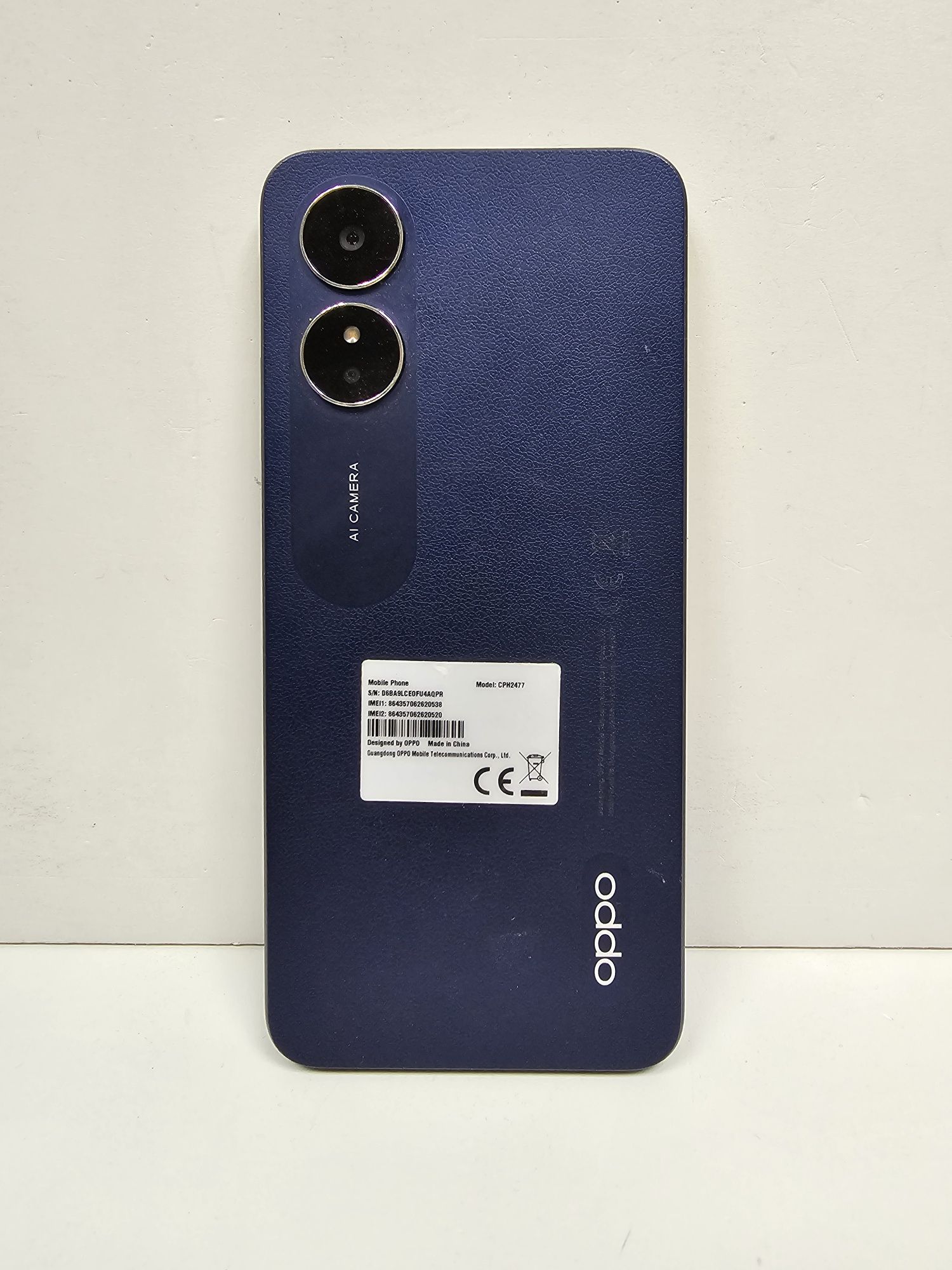 Telefon Oppo A17 uszkodzony