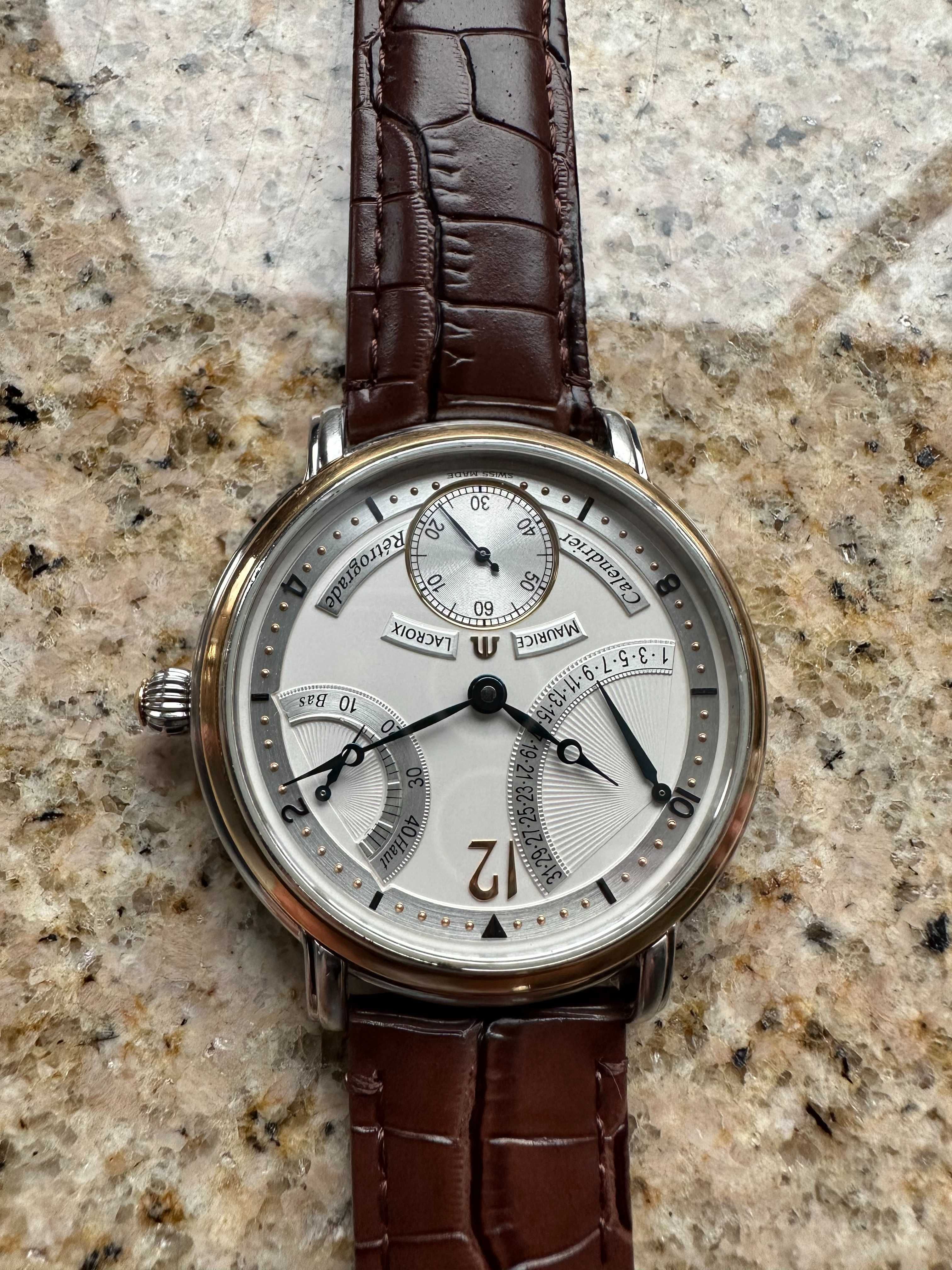 Maurice Lacroix Retrograde Calendrier Masterpiece MP6198