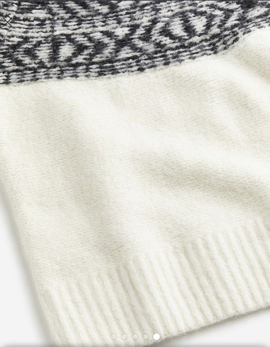 Жакардовий в'язаний светр жіночий, h&m