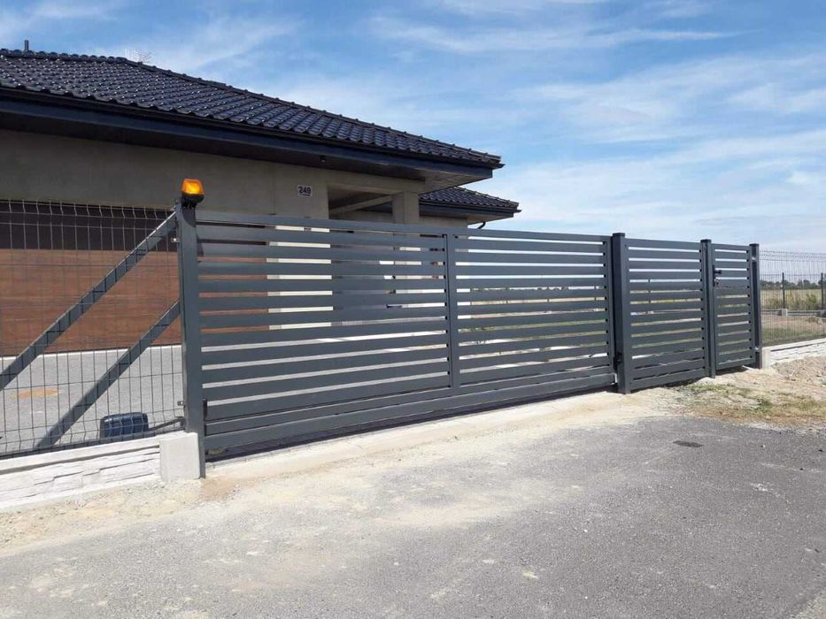 Ogrodzenia panelowe.