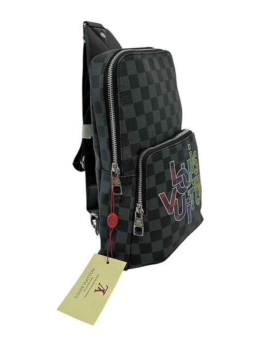 1) Мужская сумка слинг Louis Vuitton чоловіча сумка барсетка