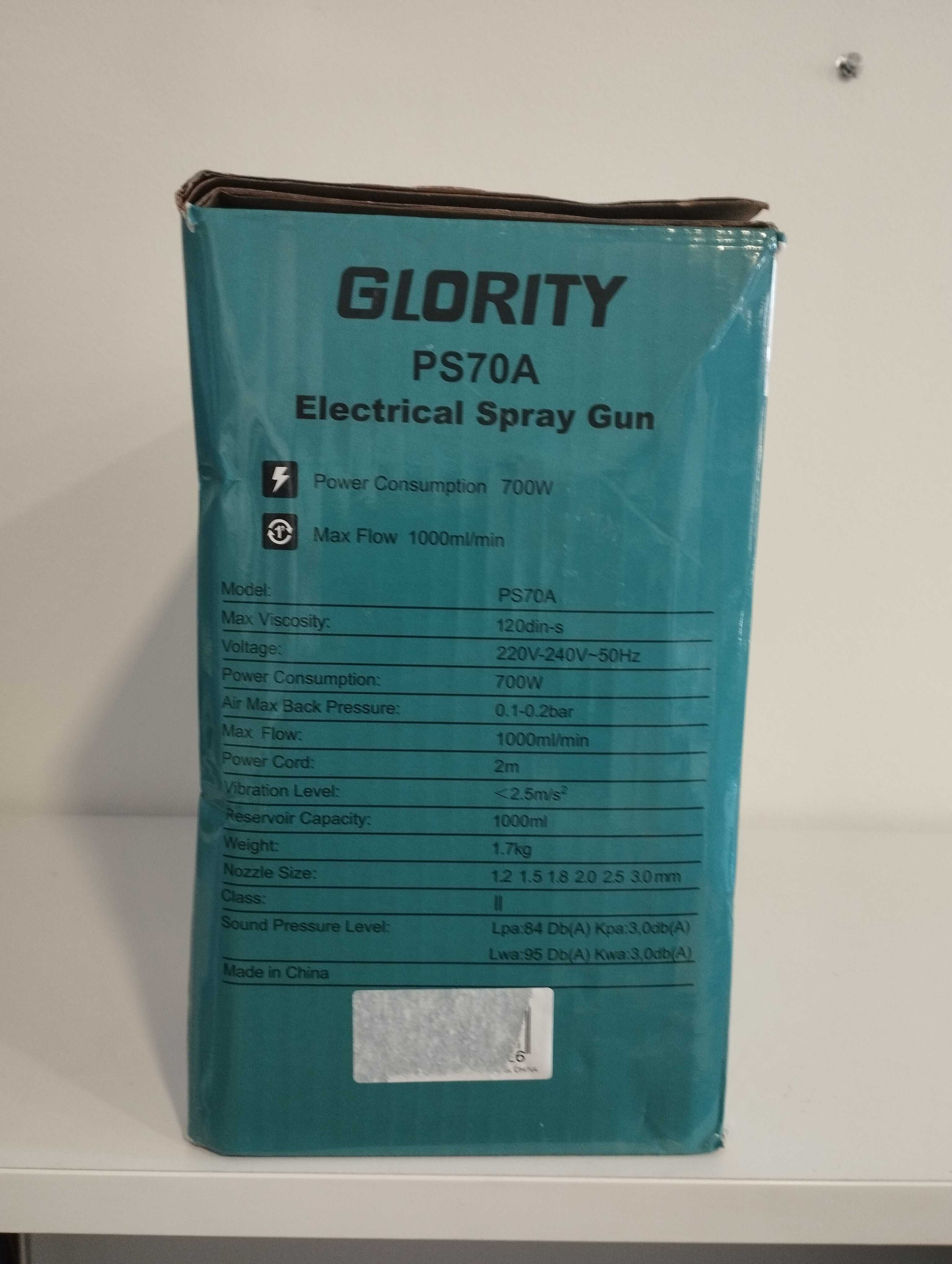 Glority elektryczny pistolet lakierniczy, system natryskowy 700 W