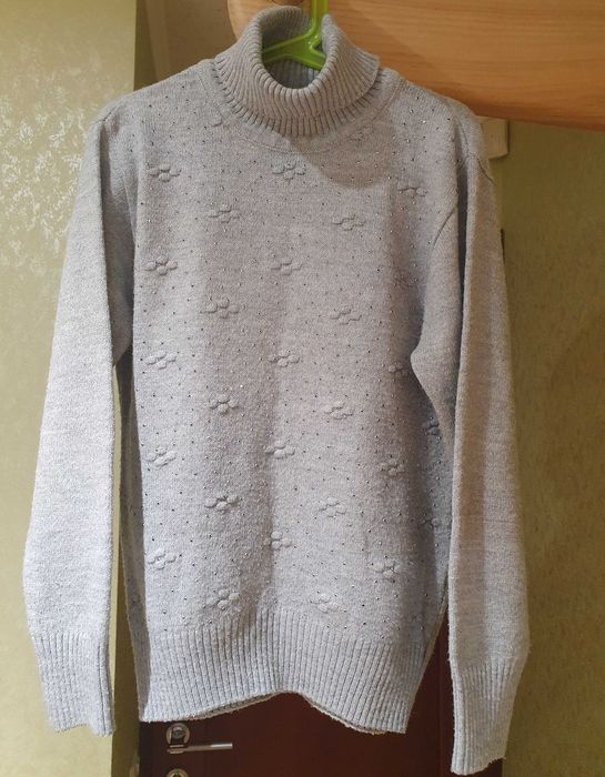 Теплый свитер водолазка Mizgin 11-12 лет маломерит Турция