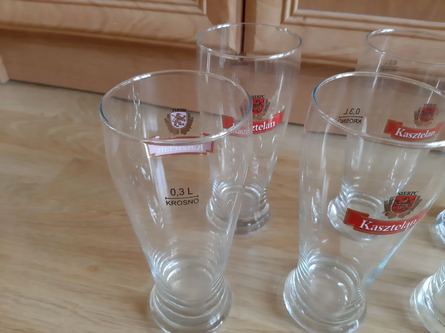 Pokale, szklanki do piwa Kasztelan 0,3l