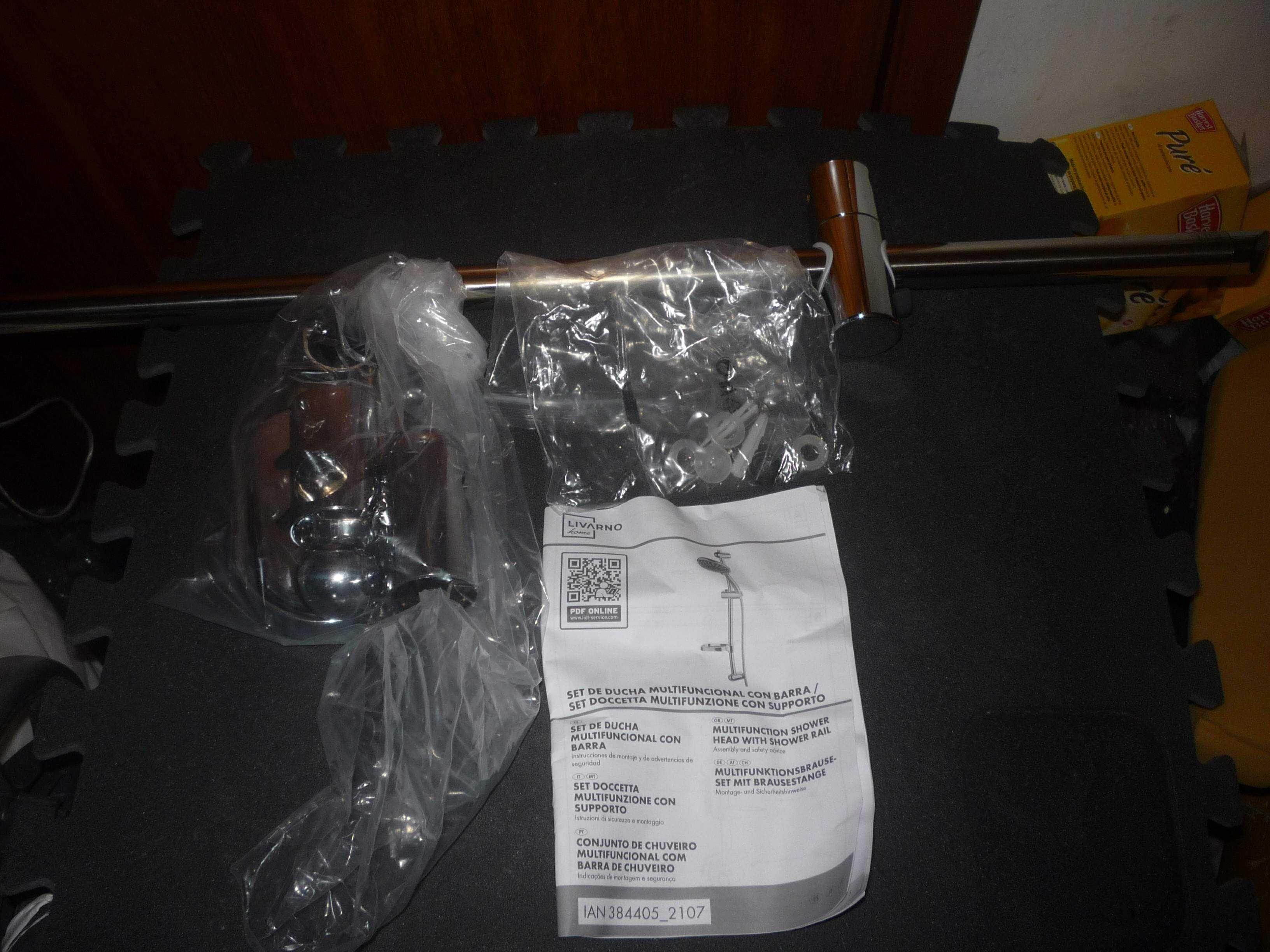 Conjunto de Chuveiro: 2 euros