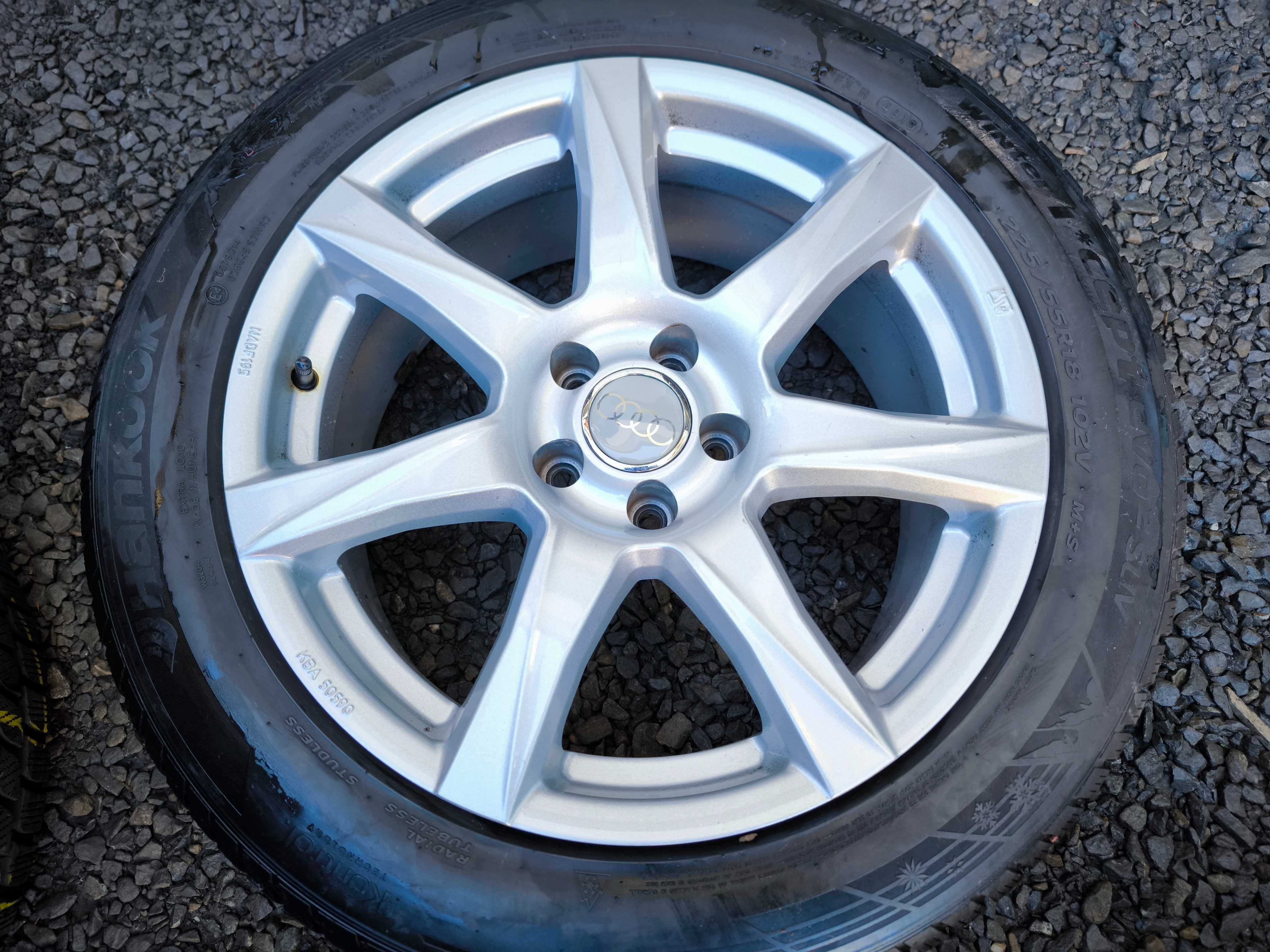 Koła 18 cali 5x112 ET 28 Opony 225/55 Skoda VW Audi Seat Mercedes BMW