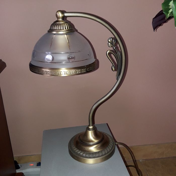 Lampa   wisząca mosiezna