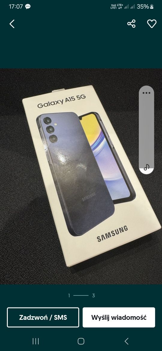 Posiadam Samsunga A15 G5 rok 2024