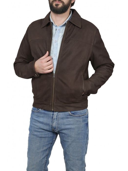 Casaco pele genuína