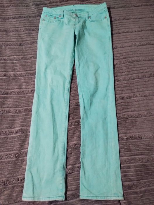 Джинси м'ятного кольору