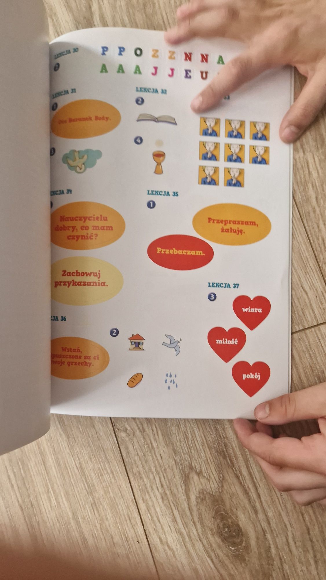 Książka do religii klasa 1, W imię ojca i syna i ducha świętego 2