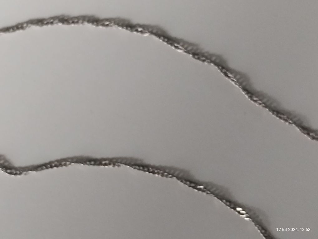 Łańcuszek srebrny 925,bdb