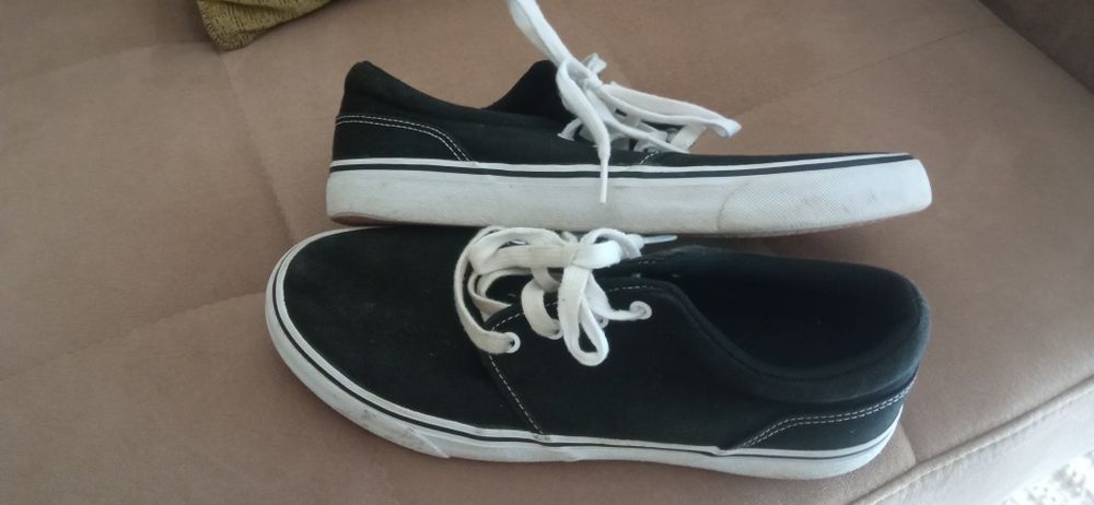 Sapatilhas 42 básica preta tecido