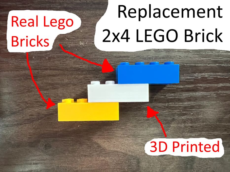 Peça de Substituição Tipo "Tijolo" 2x4