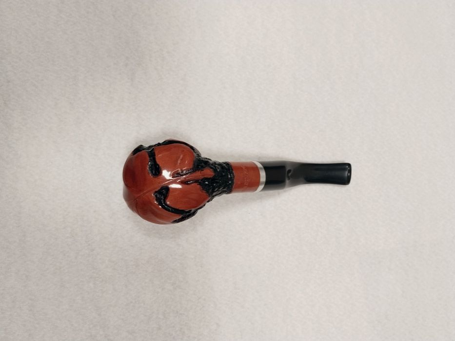 Fajka drewniana HANDMADE liść