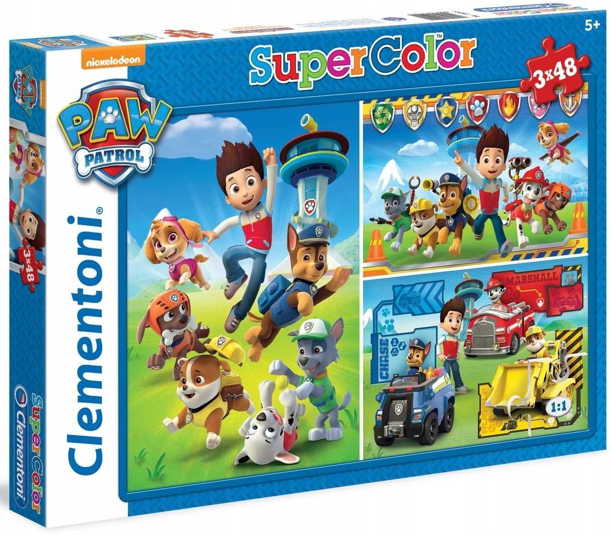 Puzzle Clementoni Super Color Psi Patrol 144 el. - NOWE