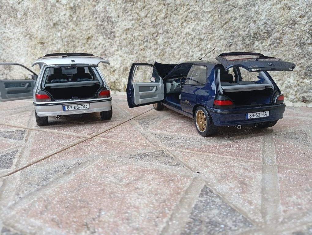 1/18 Renault Clio Williams e Renault Clio 16s