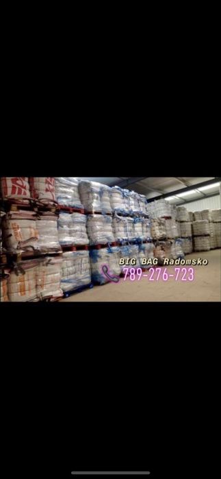 Woki Big Bag Bagi 500kg 750kg 1000kg UZYWANE BIGBAG na zboze WYSYLKA