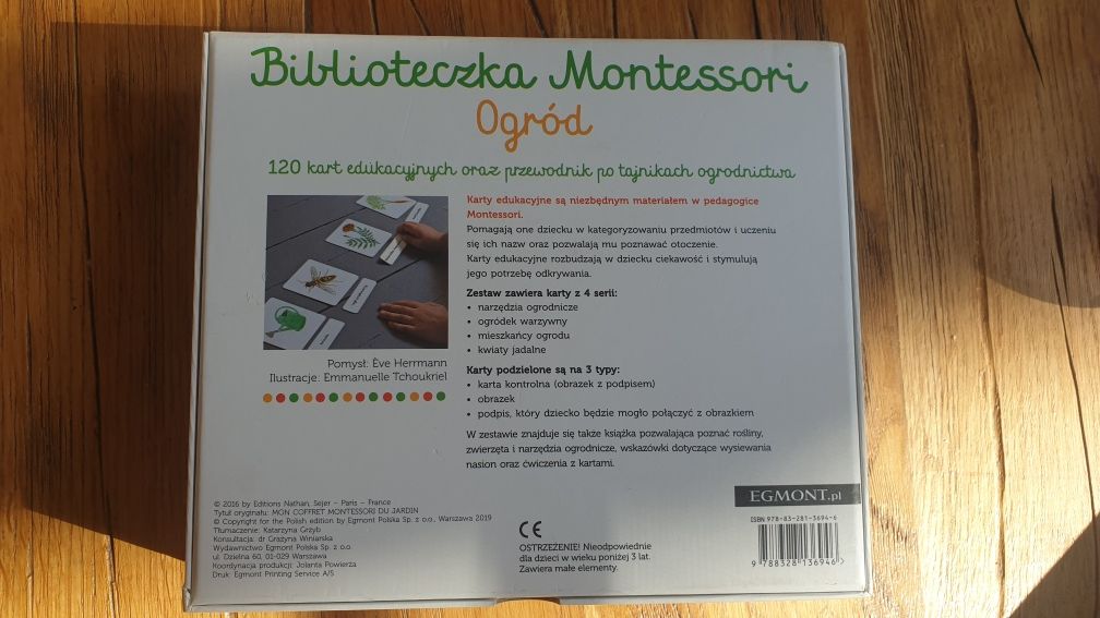 Biblioteczka Montessori Ogród