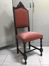 Cadeira rustica em madeira (2un)