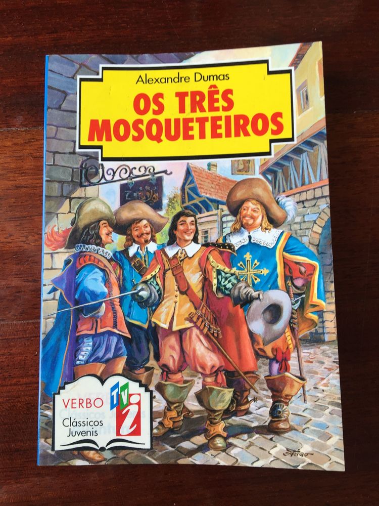 Livros juvenis Sara e Bernardo, Os Três Mosqueteiros, Clube das Amigas