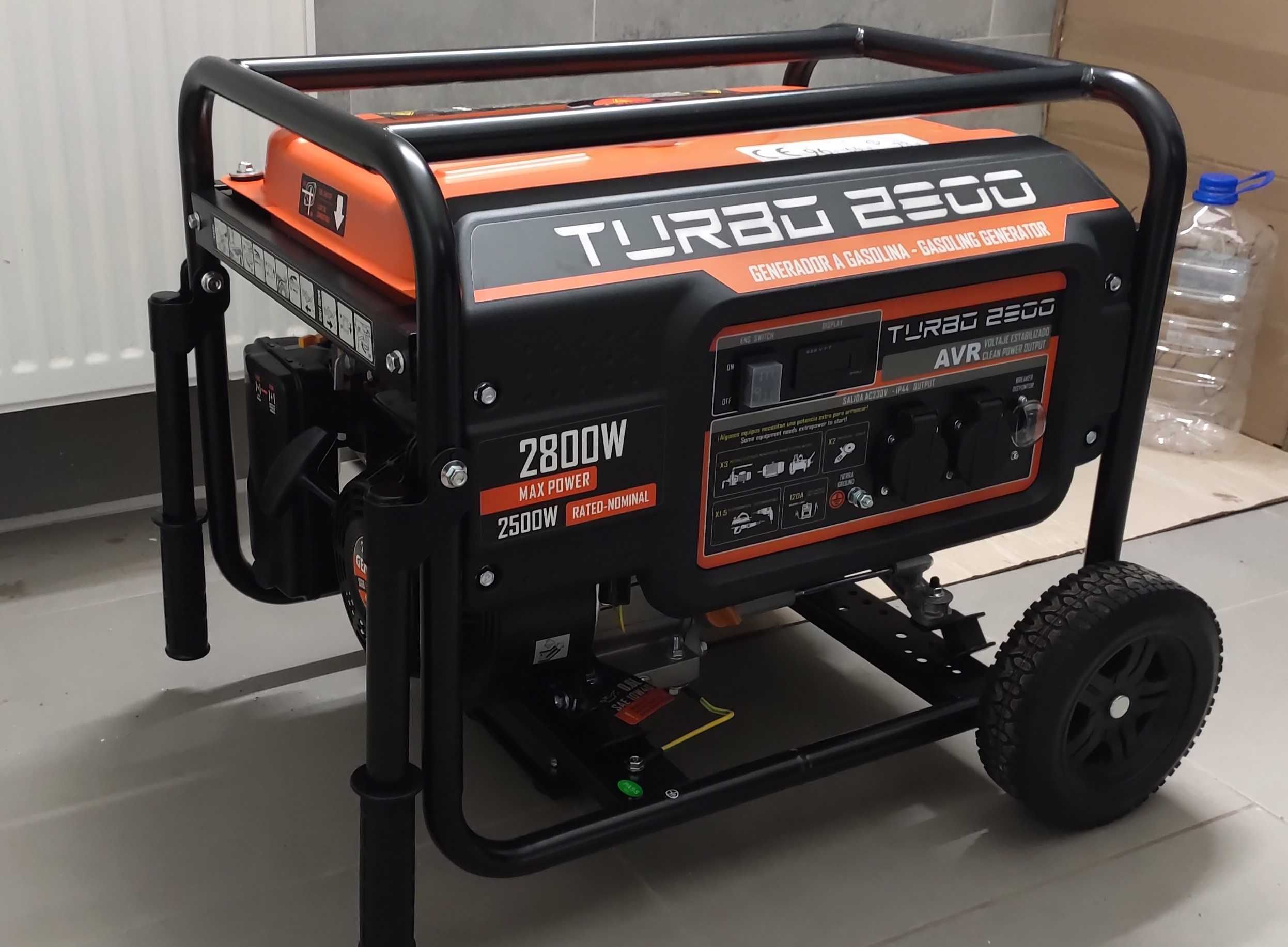 Генератор Genergy Turbo 2800 (бензин, Испания). 2,8 кВт – однофазный