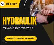 Hydraulik awarie instalacje remonty pogotowie montaż