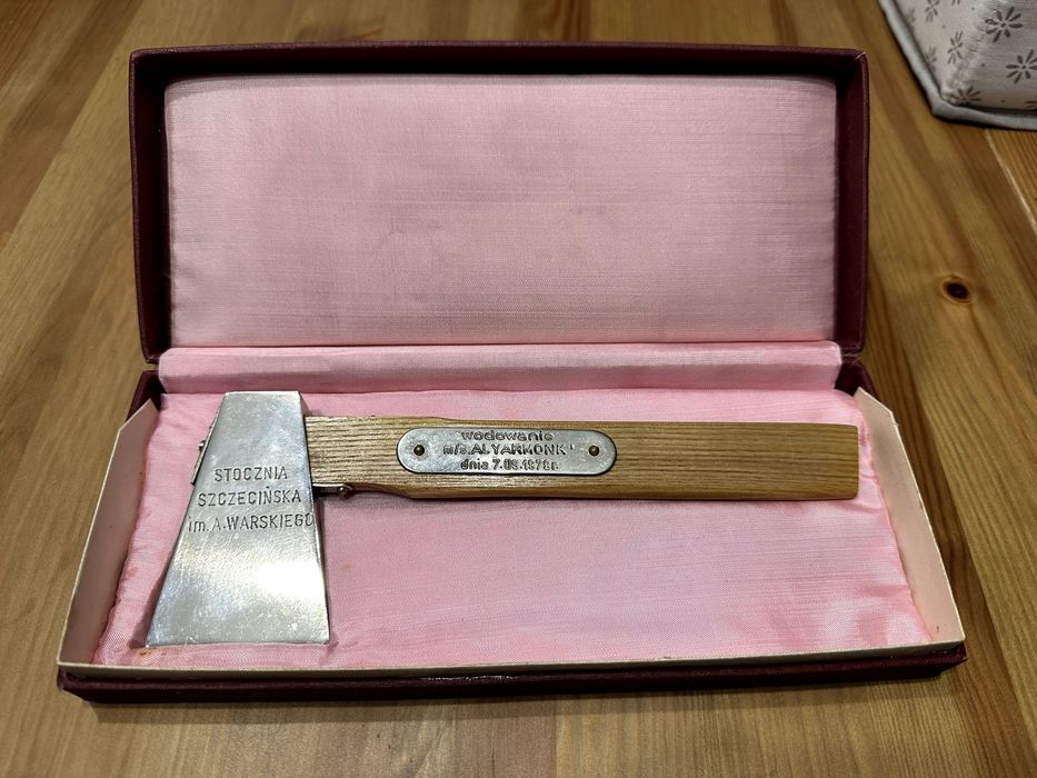 Pamiątkowa Siekierka Stocznia Szczecińska - Wodowanie m/s ALYARMONK