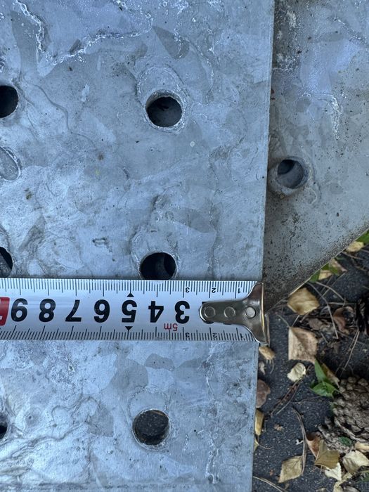 Sprzedam 25 sztuk blach montażowych stalowych