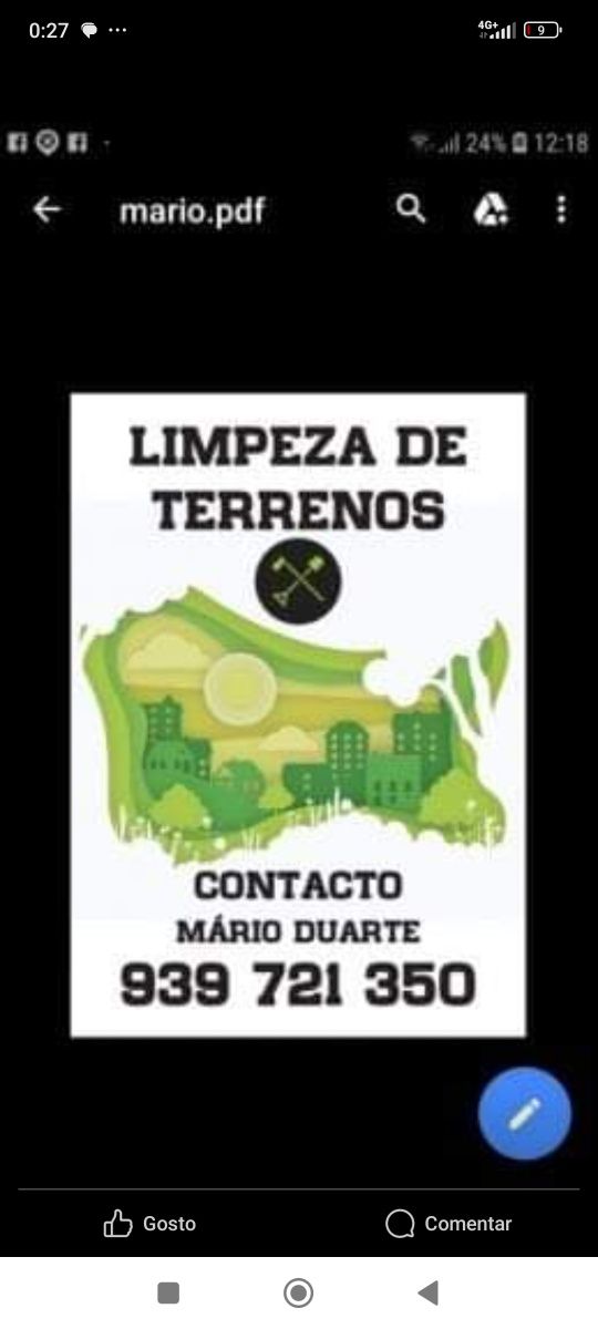 Limpeza de terrenos