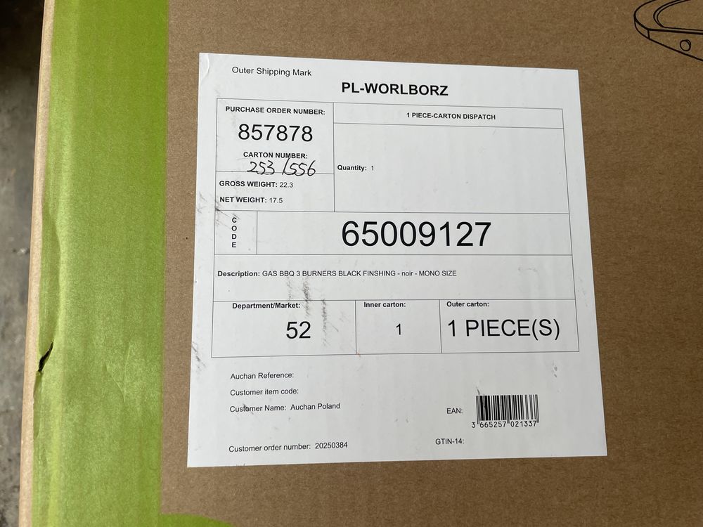 Nowy grill gazowy 3 palnikowy