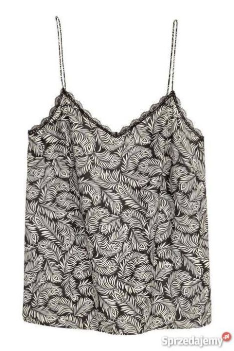 NOWA z metką H&M Koszulka Top Bluzka w pióra
