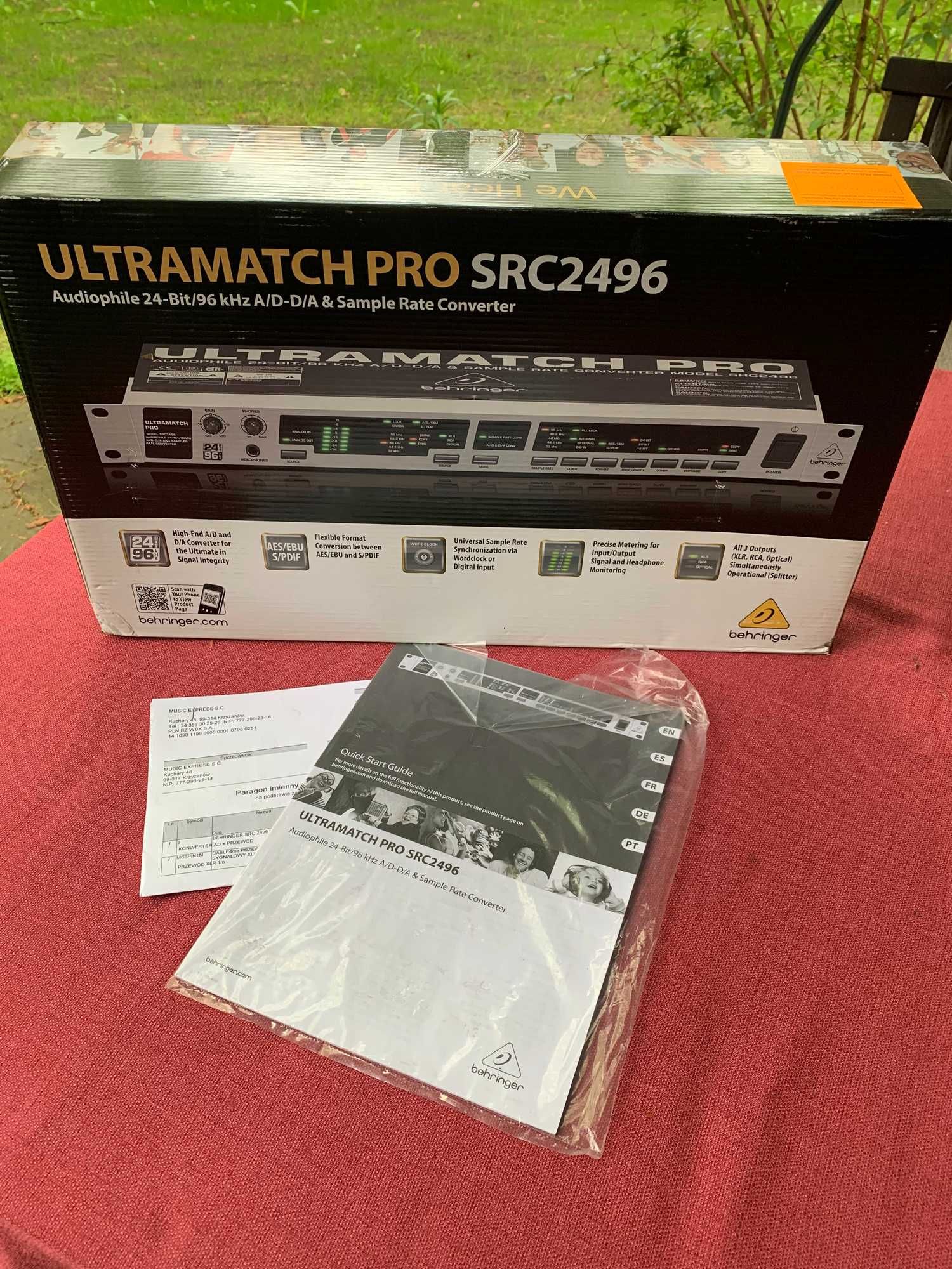 Behringer UltraMatch PRO SRC2496 + Case Rack 2U