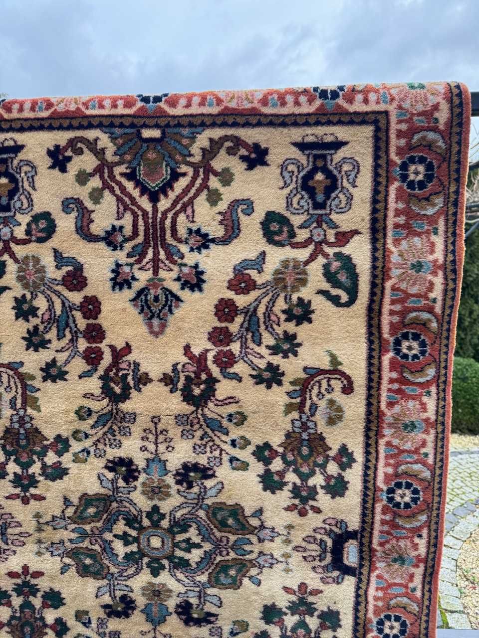 Jak nowy kaszmirowy r. tkany dywan perski Indo-Tabriz 180x78 gal.4 tyś