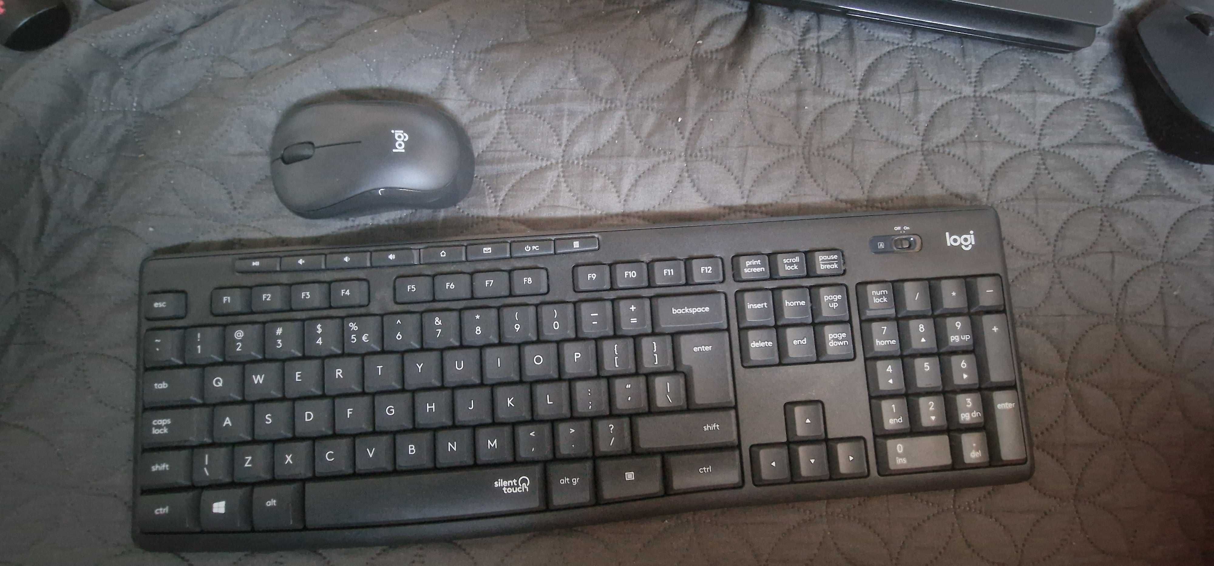 Logitech klawiatura i myszka