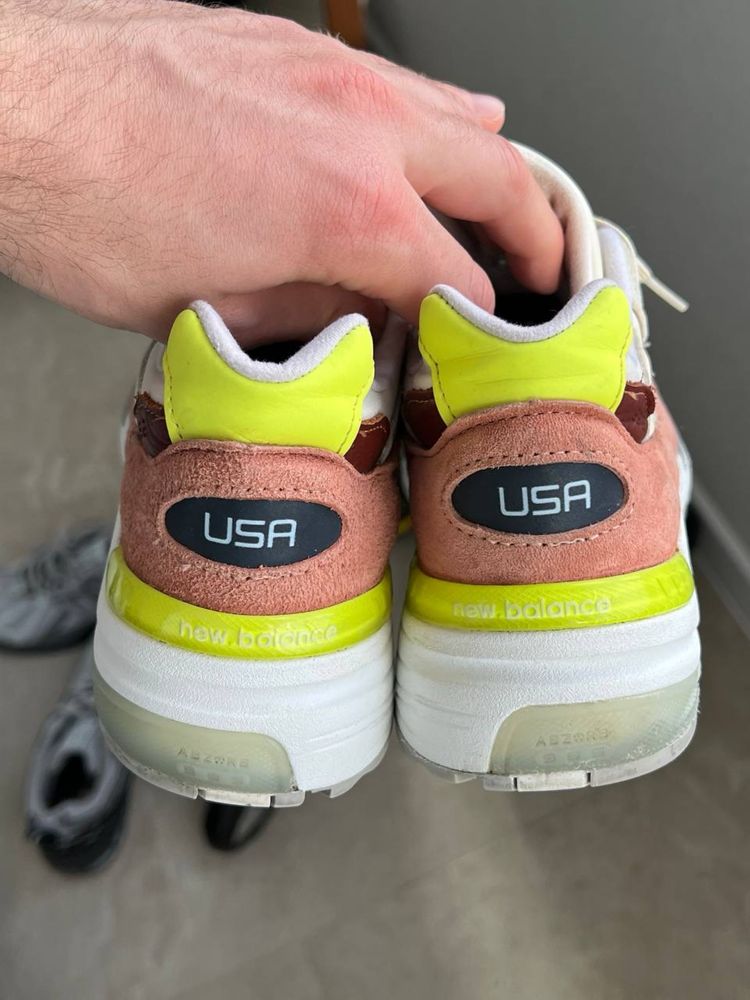 New Balance 992 ‘Off White Red’ 25см ОРИГІНАЛ