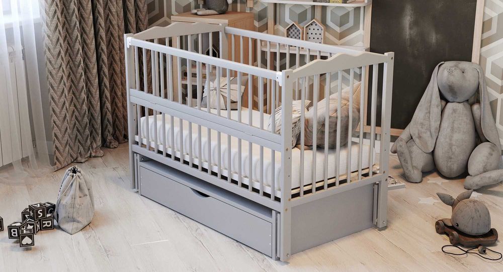 Ліжко для Немовлят ! Ліжечко Букове ; Кроватка для новонароджених