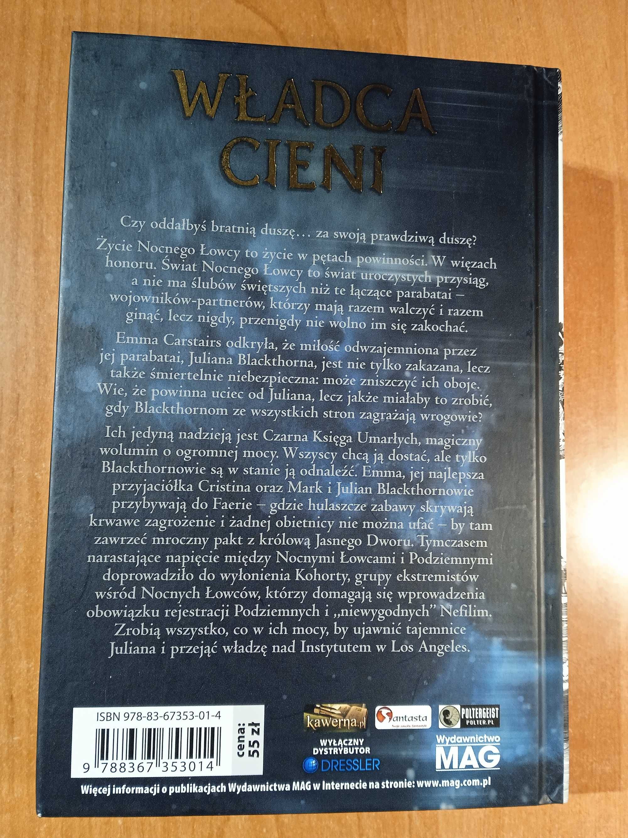 Mroczne Intrygi Tom 1-3 Clare Cassandra Pani Noc Władca cieni