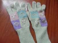 luvas bordadas