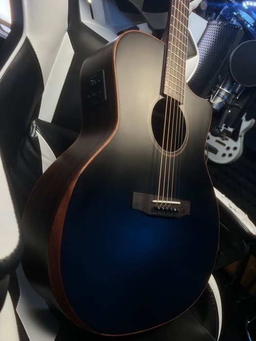 Guitarra Harley Benton CLG-70ASR CE SBK AllSolid (Eletroacustica)
