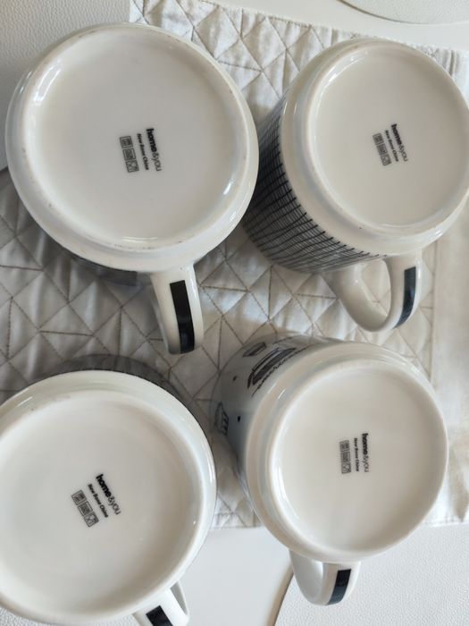 Nowe ! Komplet czterech kubków Hanso home you home&you