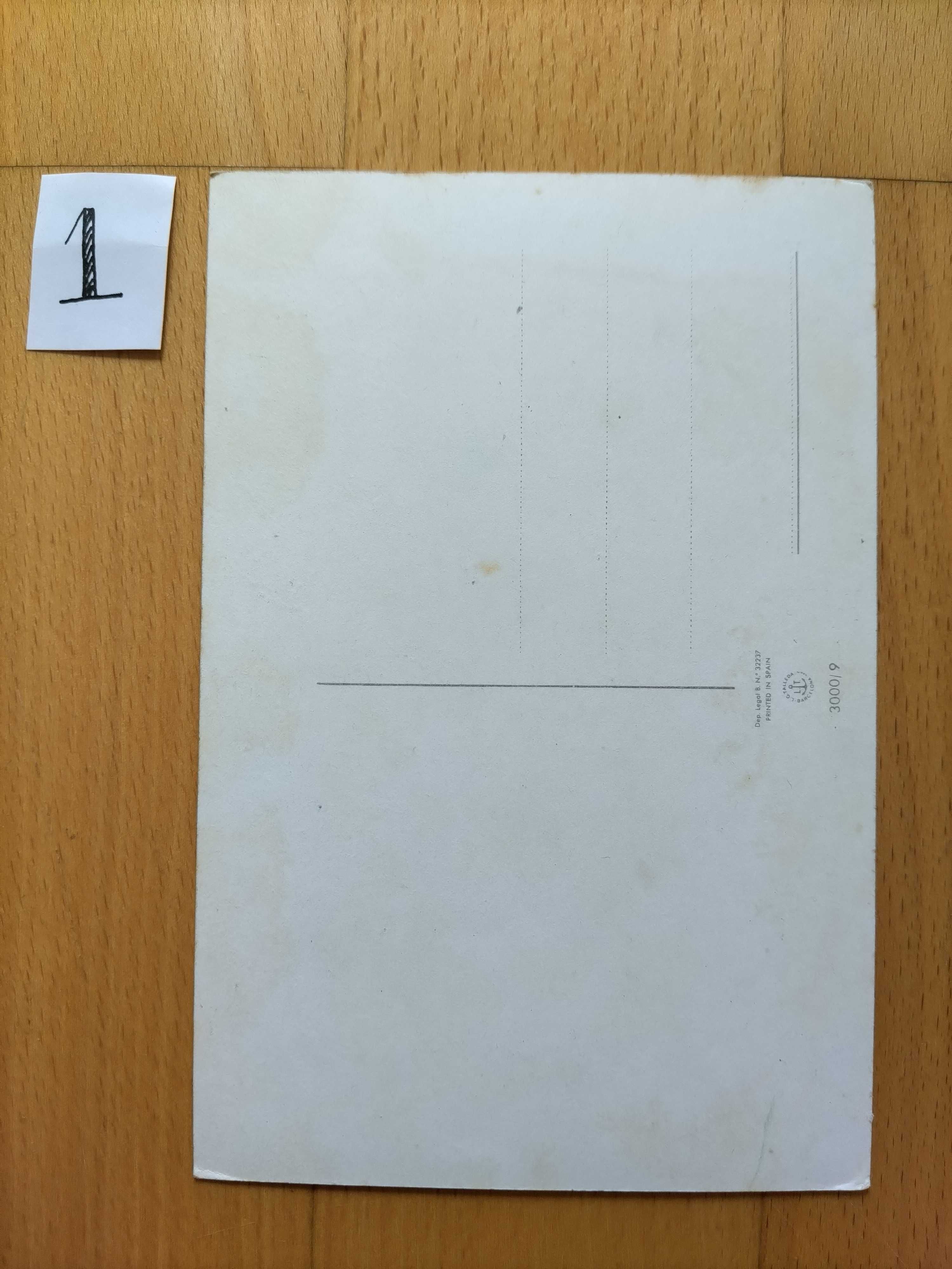 Conjunto de postais ilustrados vintage-Ilustrador "E. Freix 2"